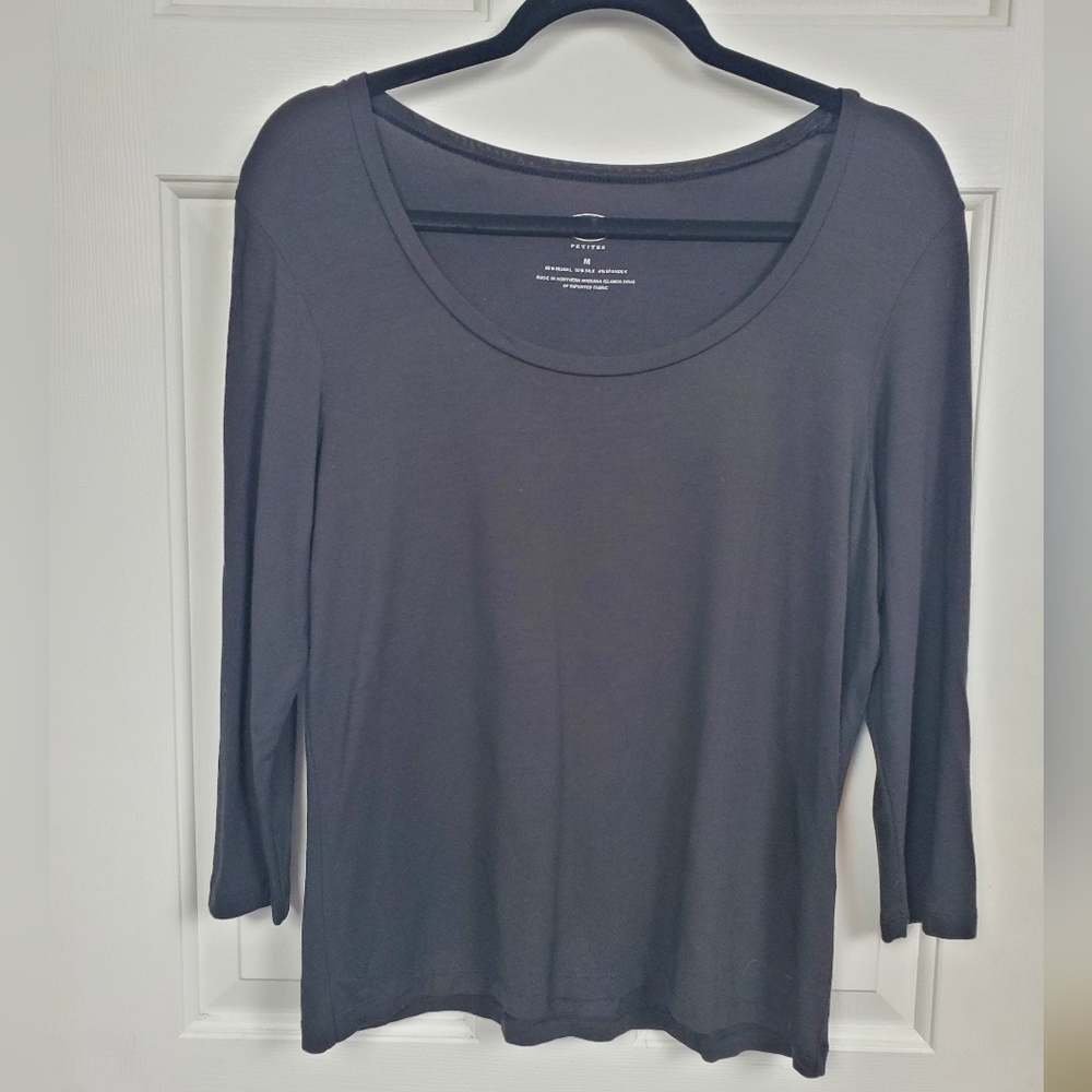 Talbots Petite Medium Silk Blend Shirt